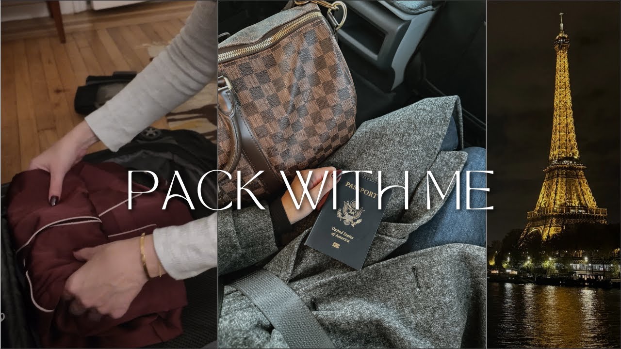 PACK WITH ME: 3 weeks in Europe with a carry-on, outfit planning & other tips | Ajda NYC