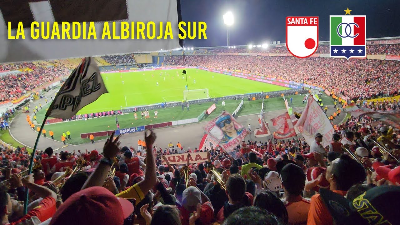 UN PARTIDO CON LA GUARDIA ALBIROJA SUR, LA BARRA DE INDEPENDIENTE SANTA FE | ESTADIO EL CAMPIN