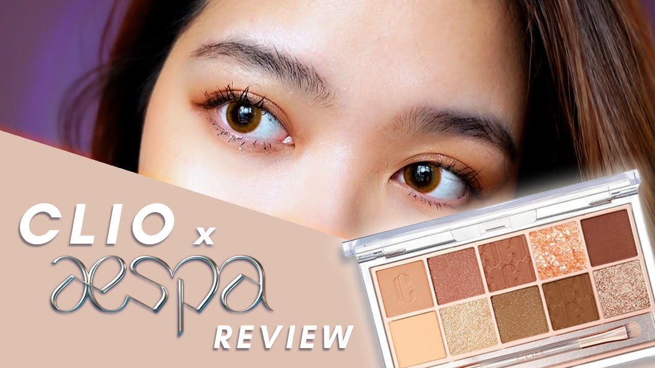 WORTH IT? NEW CLIO x AESPA PRO EYE PALETTE in AUTUMN BREEZE IN SEOUL FOREST review