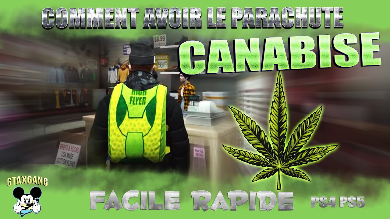 AVOIR LE PARACHUTE CANNABIS 🌿🪂 GTA 5 ONLINE | GTAXGANG
