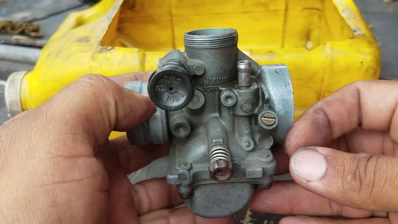 Yamaha Yt 115cc, carburetor cleaning