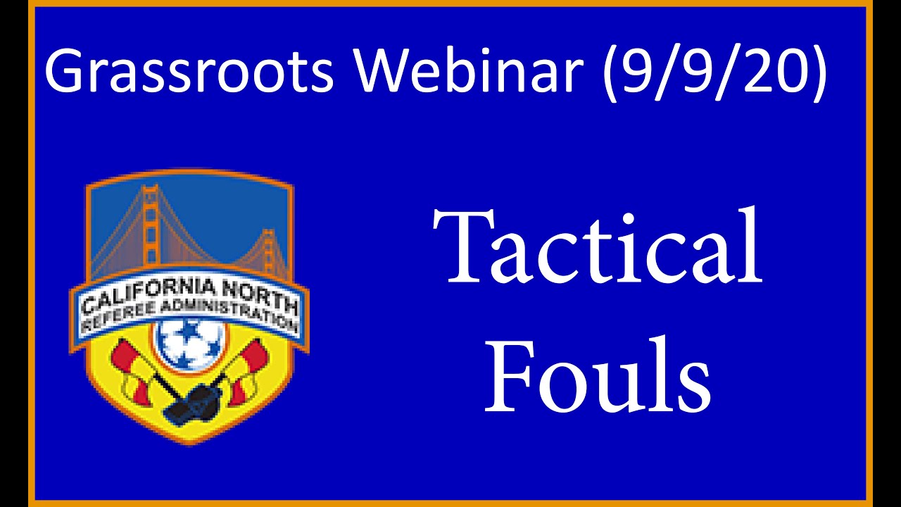 Tactical Fouls - CNRA Webinars
