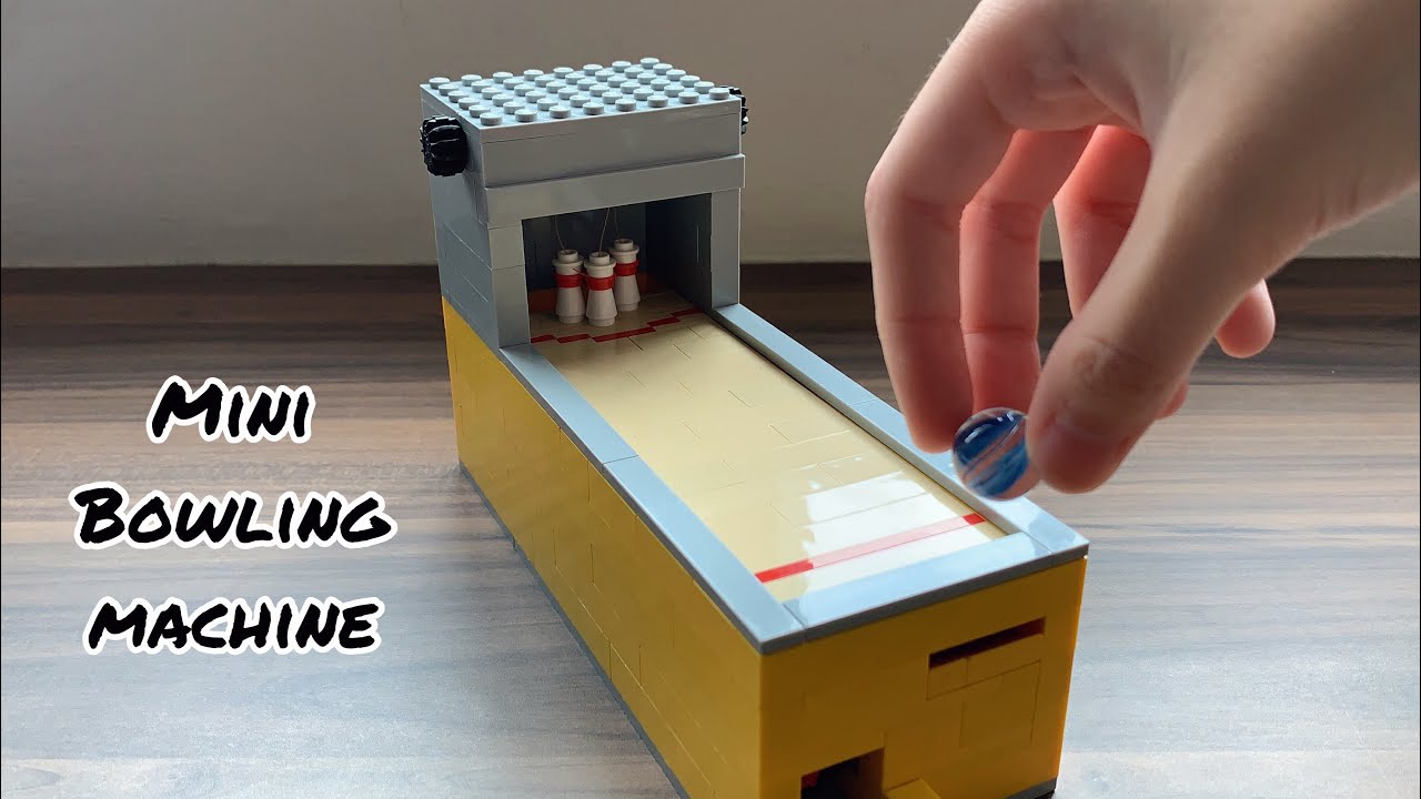 How to build a mini Lego Bowling Machine *working*
