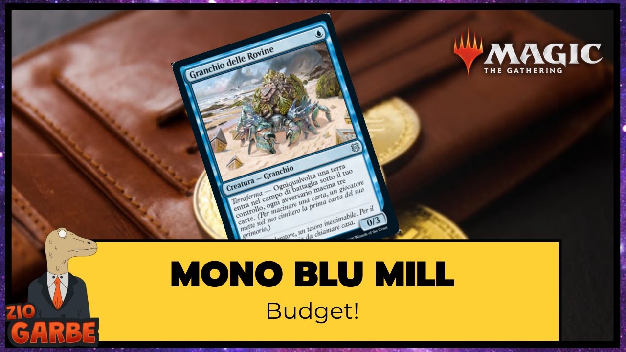 🦀 Mono blu Mill Budget! Il tuo portafoglio non andrà in rovina [Magic Arena Ita]