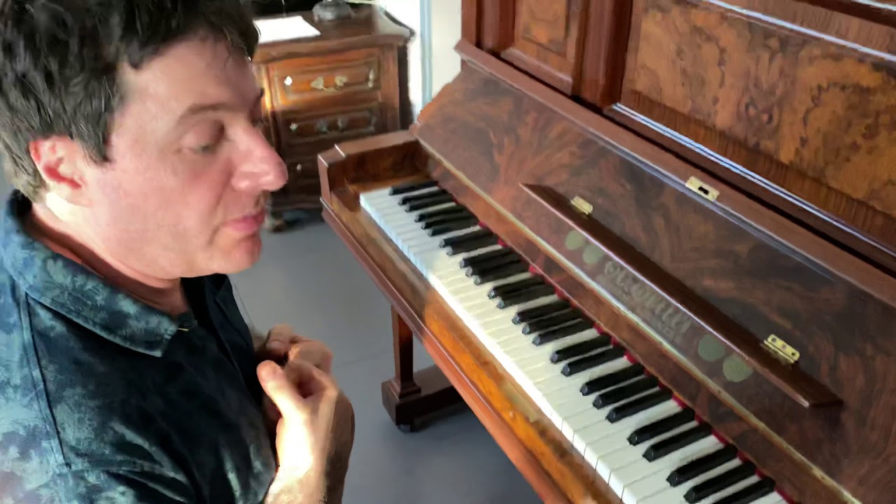 PROVA del PIANOFORTE VERTICALE ED.SEILER RIGENERATO a cura di Simone Ginanneschi - borsarionline.it