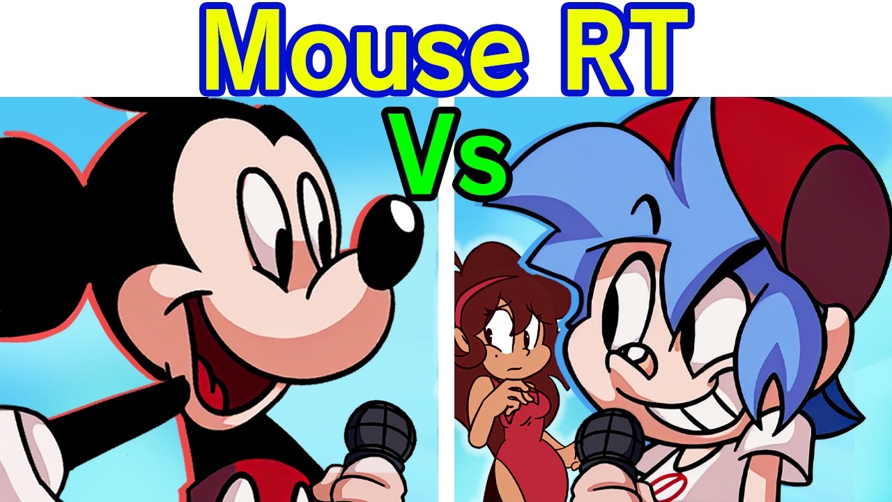 Friday Night Funkin' - VS Mickey Mouse: Rookies Edition - Disk 1 Demo (FNF Mod) (BF/GF at Clubhouse)