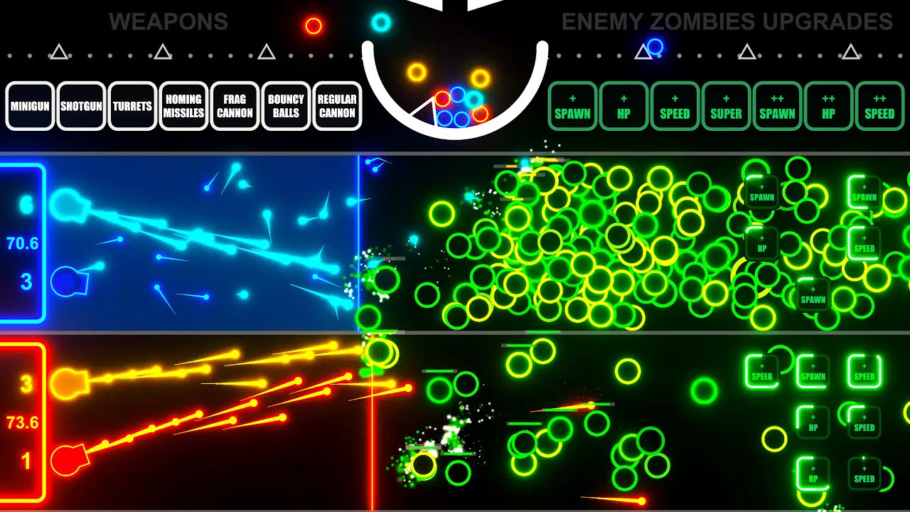 Zombies Upgraded: Neon Zombie Survival Battle