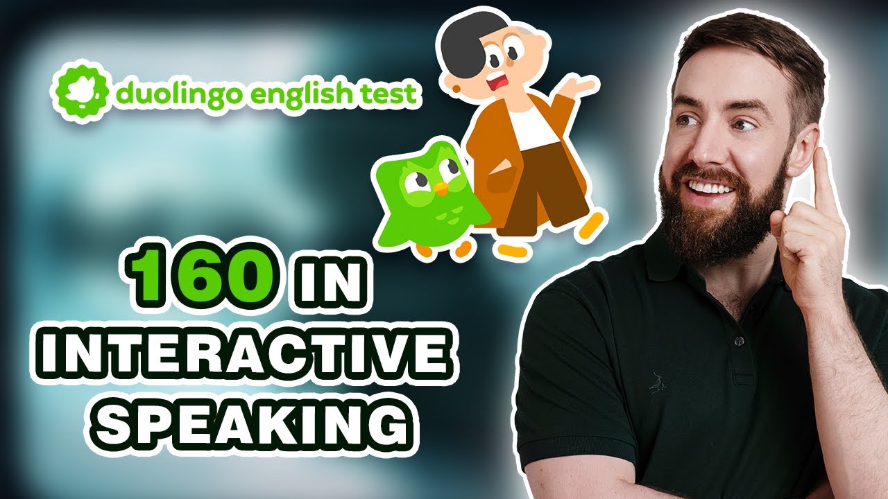 30 слов из 160 в интерактивном разговорном тесте | Duolingo English Test