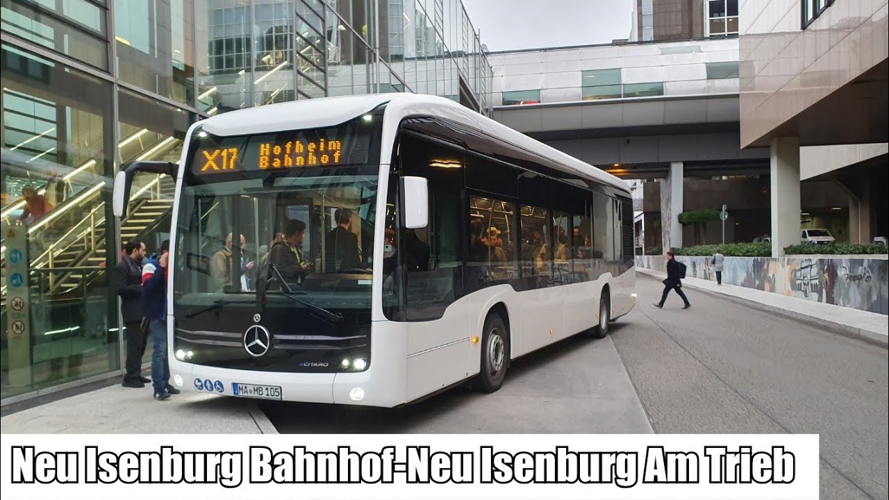 Buslinie X17 Mitfahrt im eCitaro