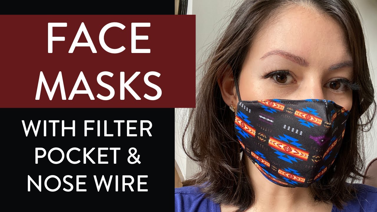 Native Design Face Masks with Filter Pocket & Wire 😷 😍 ❤️
