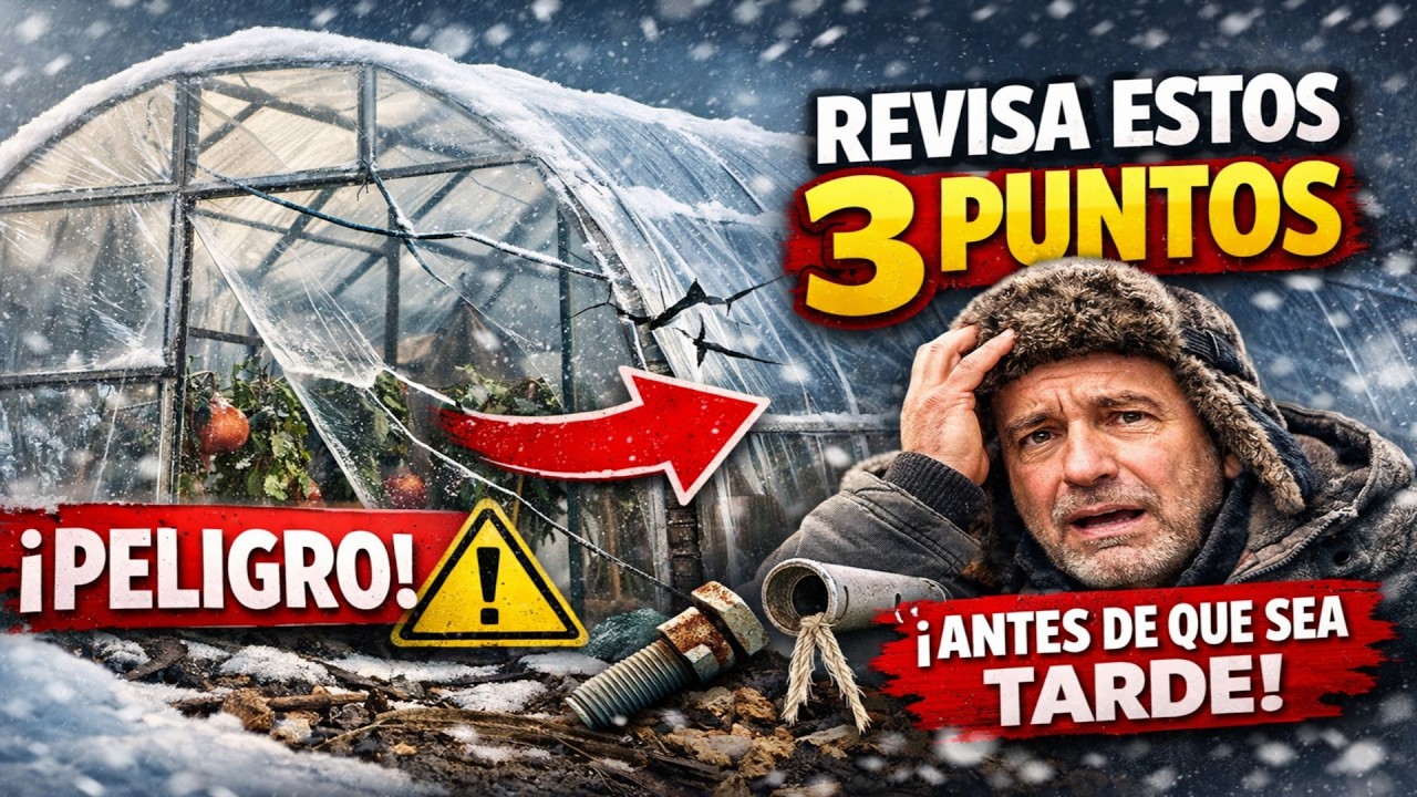 Tu invernadero CRUJE y se MUEVE? ¡Revisa estos 3 puntos ANTES de que sea TARDE!
