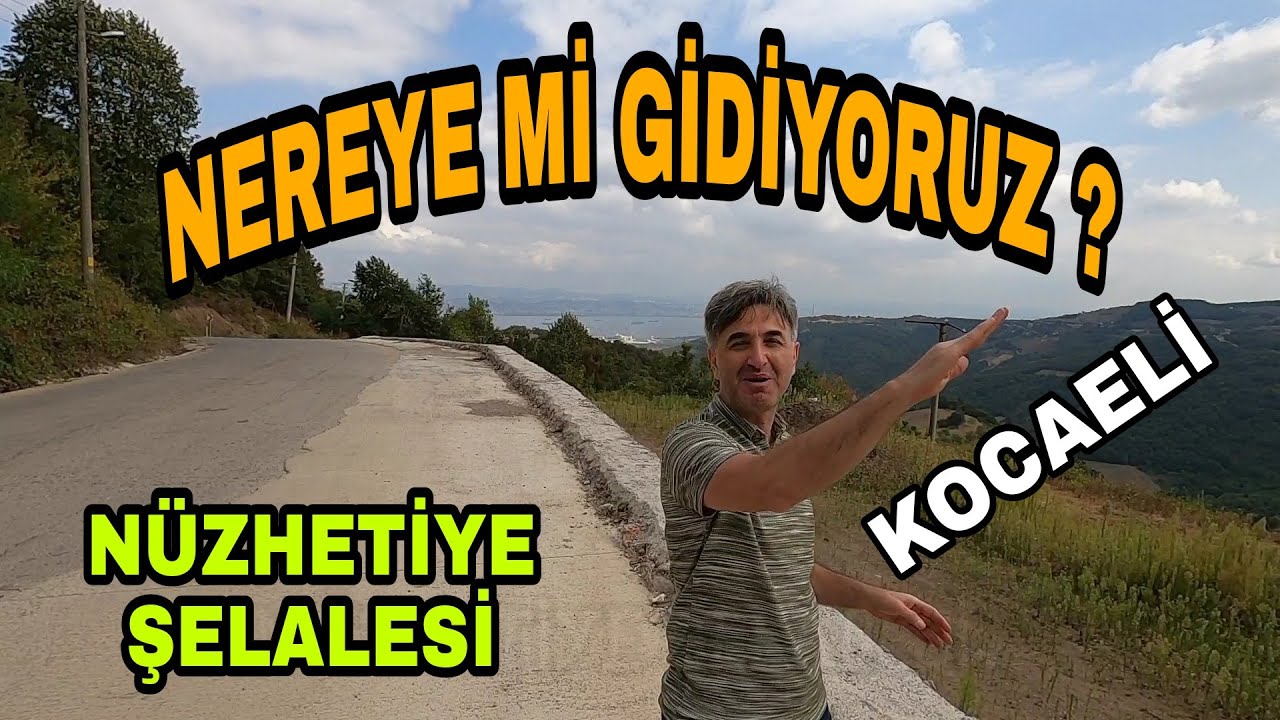 NÜZHETİYE ŞELALESİ KOCAELİ GÖLCÜK VLOG