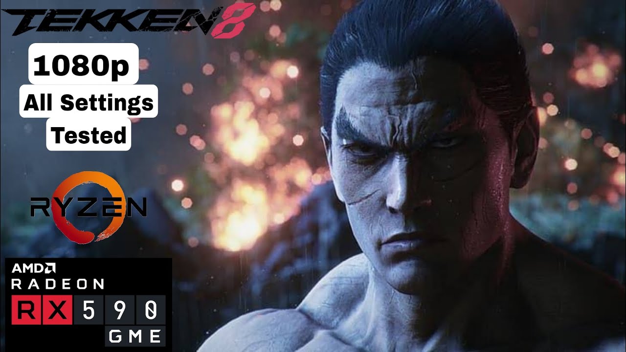 Tekken 8 PC Gameplay | Rx 590 8GB | 1080p Quality | All Settings Tested | 2025