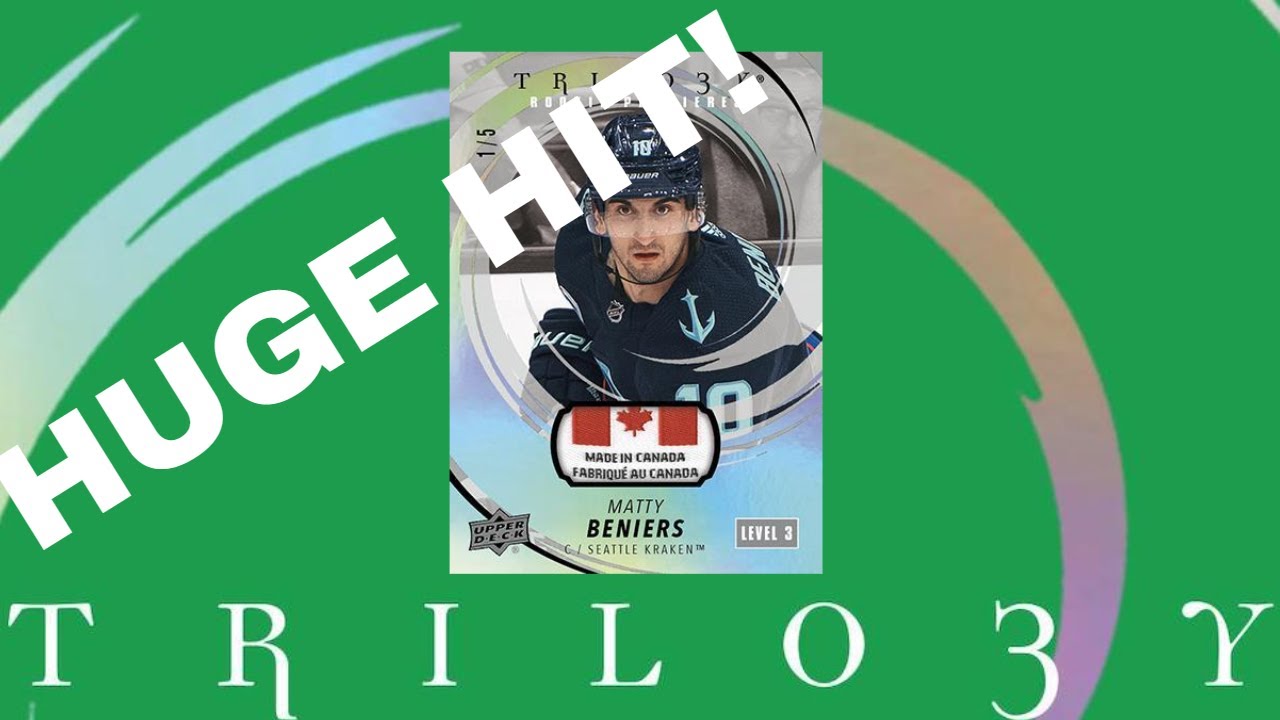 HUGE HIT! Opening a Box of 2022-23 Upper Deck Trilogy Hockey!