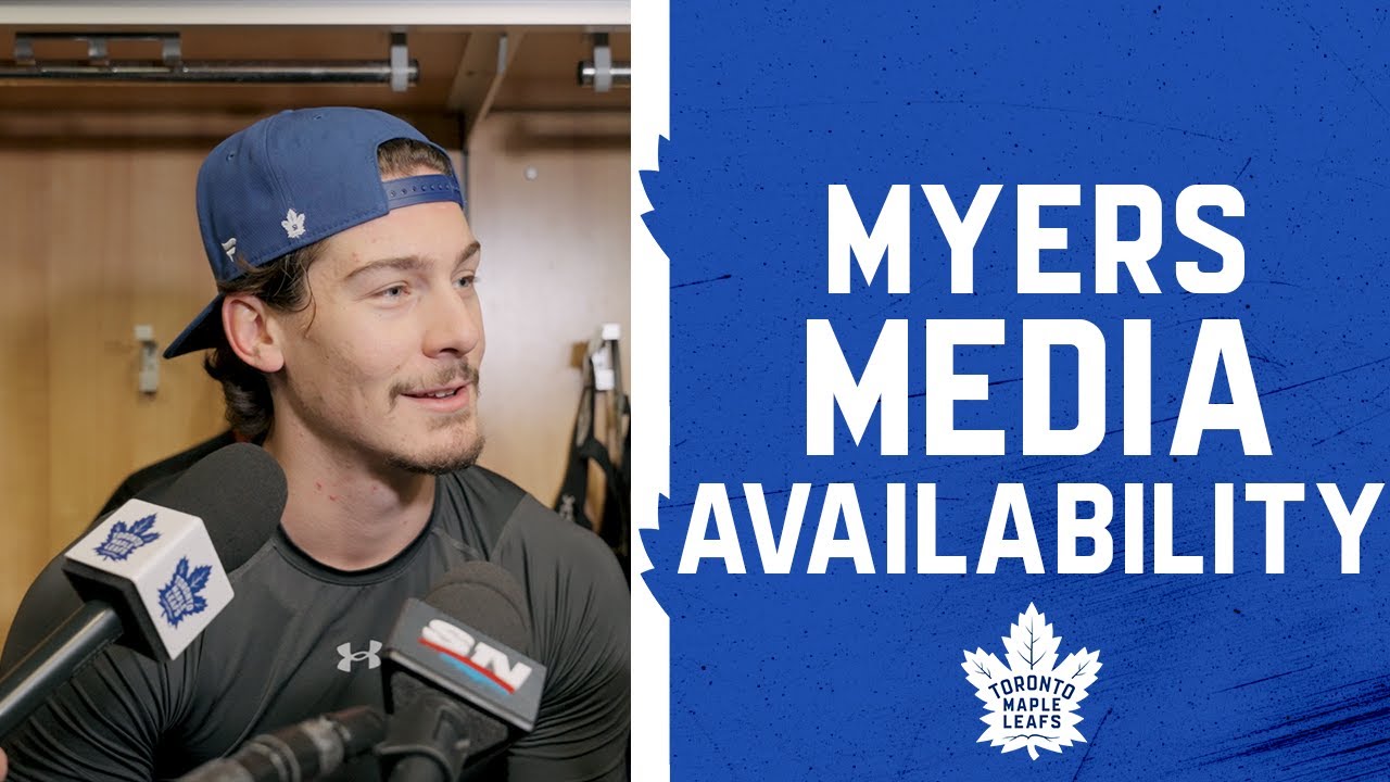 Philippe Myers | Pre Game @ Buffalo Sabres | October 24, 2025
