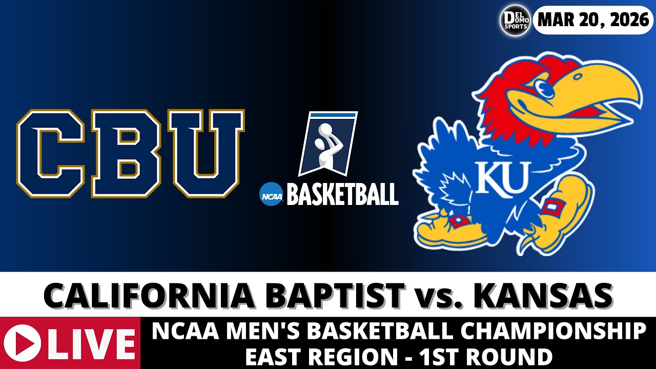 CAL BAPTIST VS KANSAS 🏀 NCAAM Basketball Game Score Radio Play-by-Play