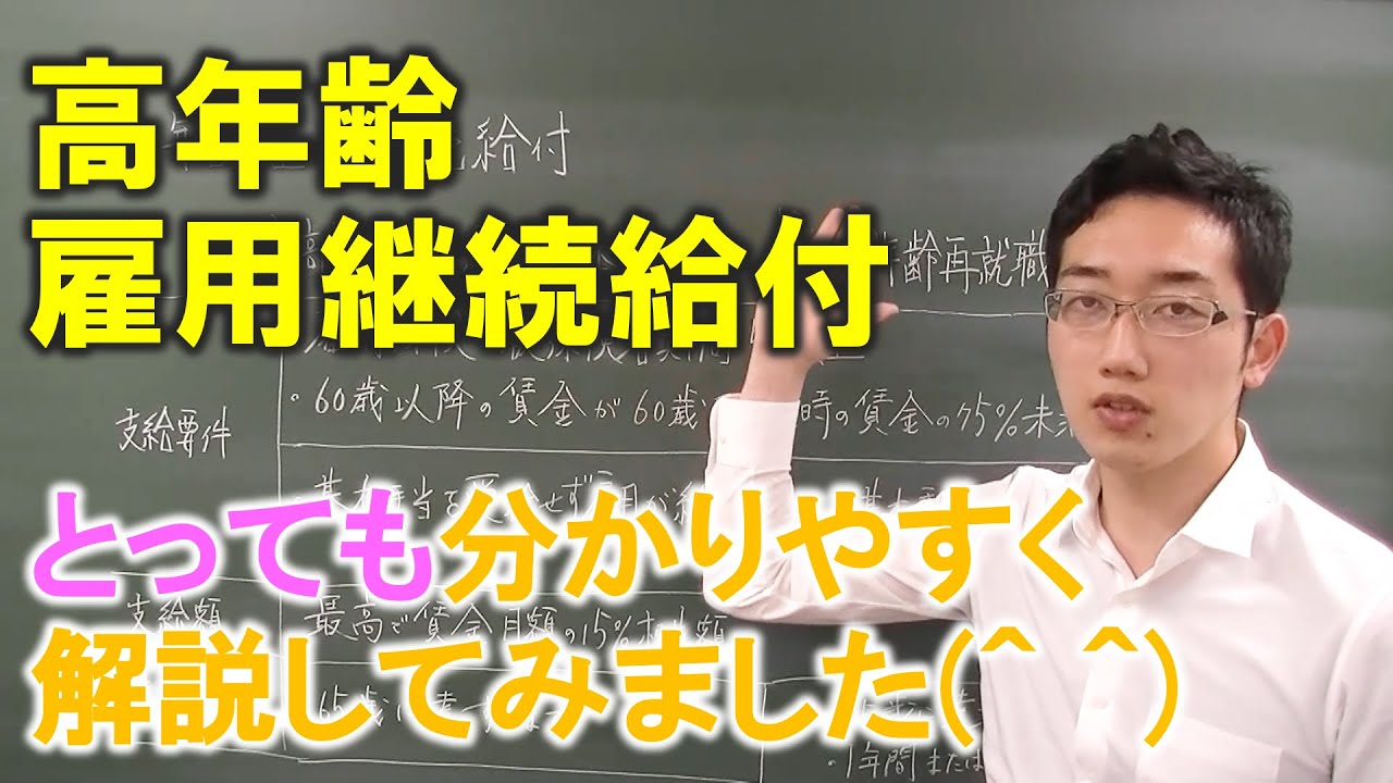 高年齢雇用継続給付【FP3級、FP2級、FP1級、CFP向けのTips】
