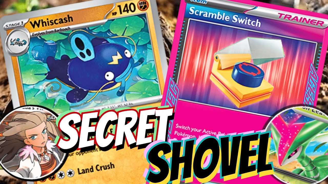 Whiscash неожиданно возвращается! ⛏️🐟 с Iron Leaves (бывший), Scramble Switch и Sandy Shocks (быв...