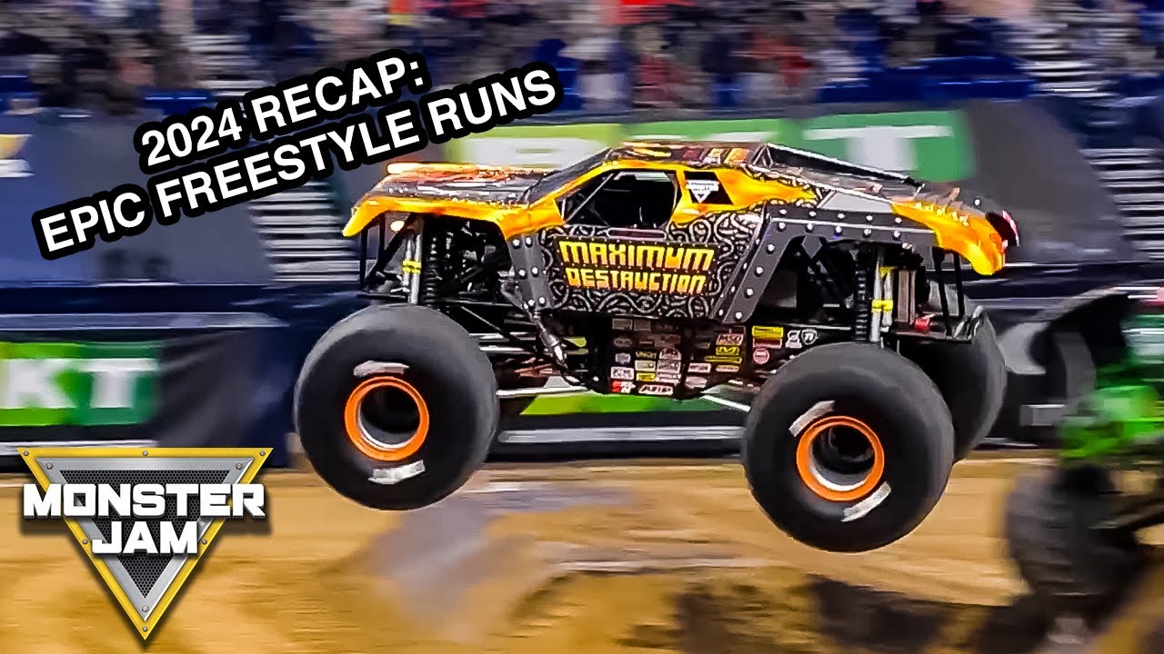 Обзор 2024 года: эпические фристайлы | Monster Jam