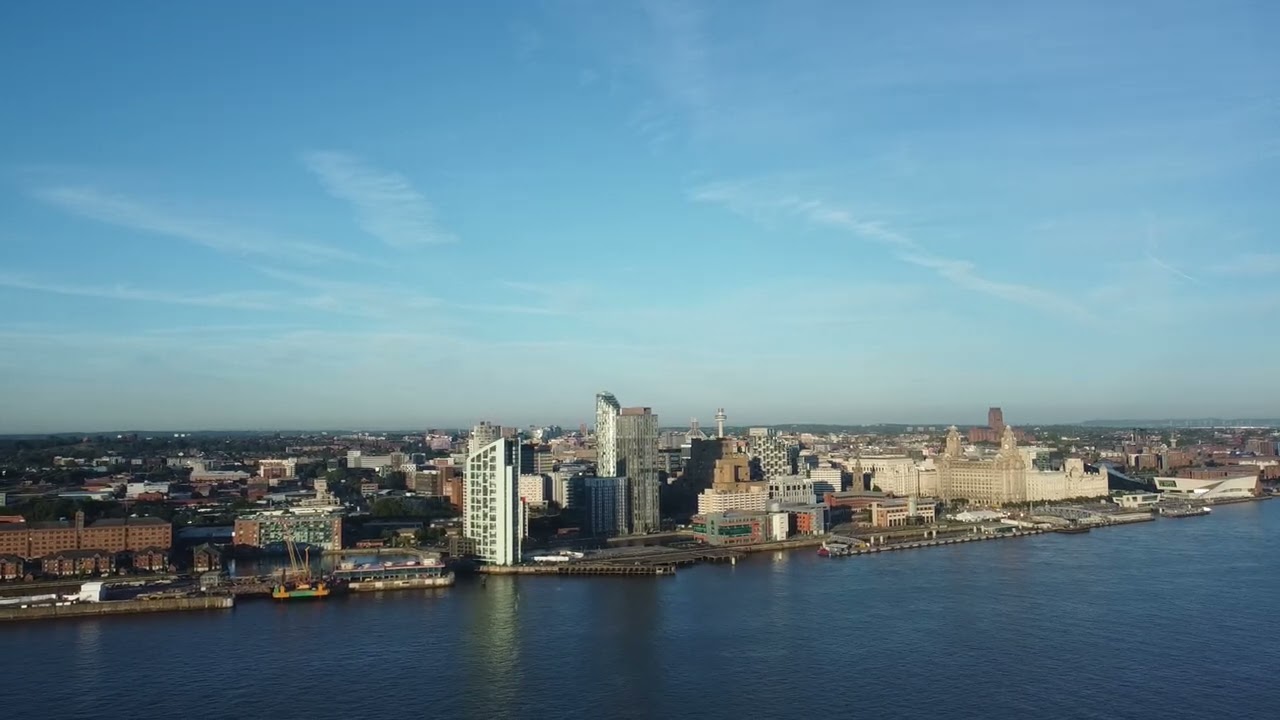 Return Flight Over The River Mersey August 2023