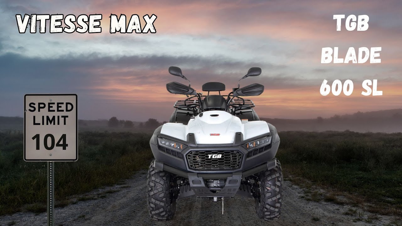 TGB Blade 600 SL Vitesse Max Accélération Fin rodage + Off Road