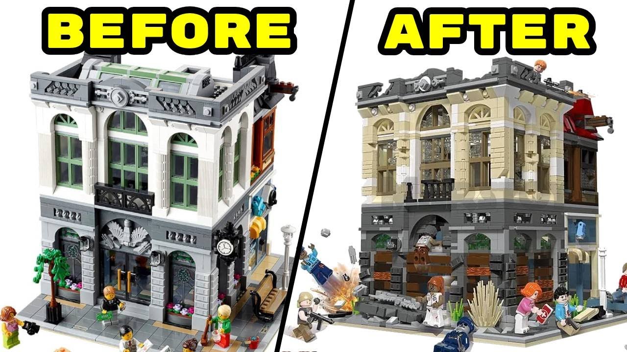 I Built A LEGO Apocalypse Bank From Marstoy...