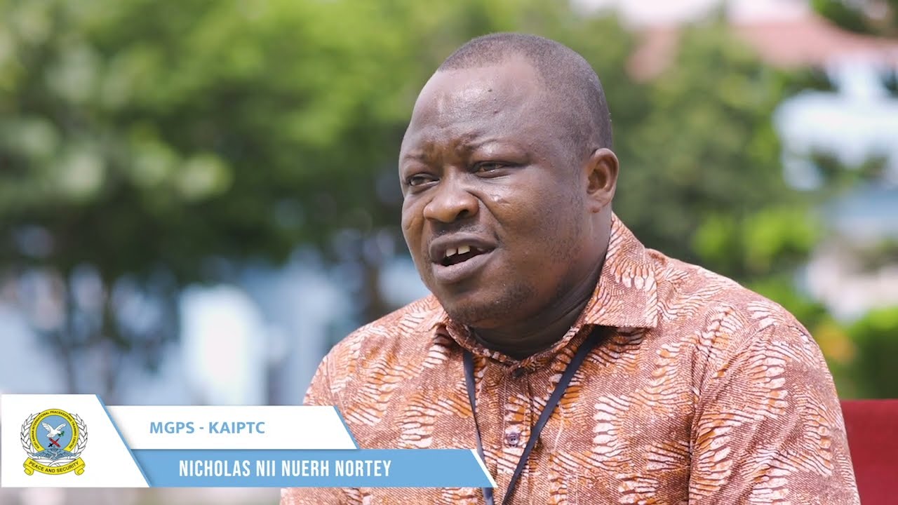 MA student testimonial from Kofi Annan International Peacekeeping Training Centre, Ghana #KAIPTC