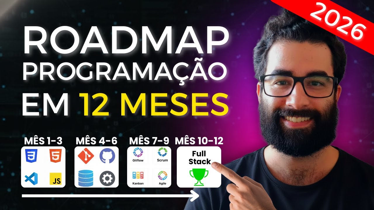 Roadmap Programação 2026 para Iniciantes: do Zero ao Primeiro Emprego