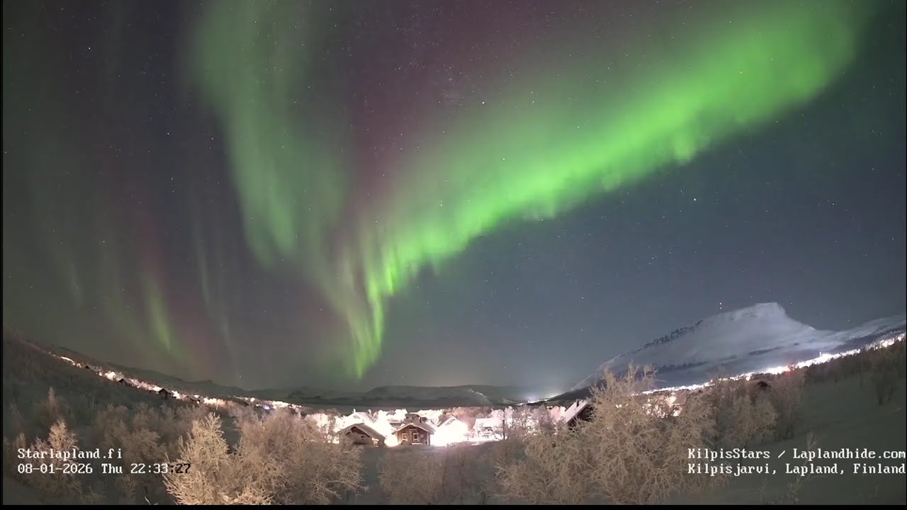 8.1. -26 Kilpisjärvi Auroras