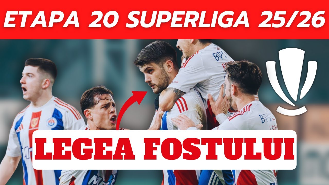 Lupta la Titlu se STR&Acirc;NGE! | Analiza Etapa 20 din SuperLiga 25/26