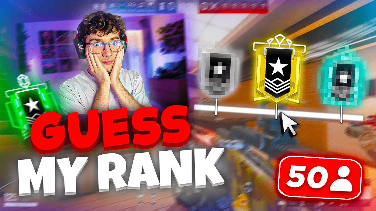 GUESS MY RANK de VOS CLIPS R6 en LIVE (j’ai dû faire *** pompes) - Best Of Twitch #8