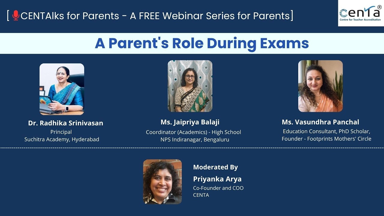 A Parent's Role During Exams
