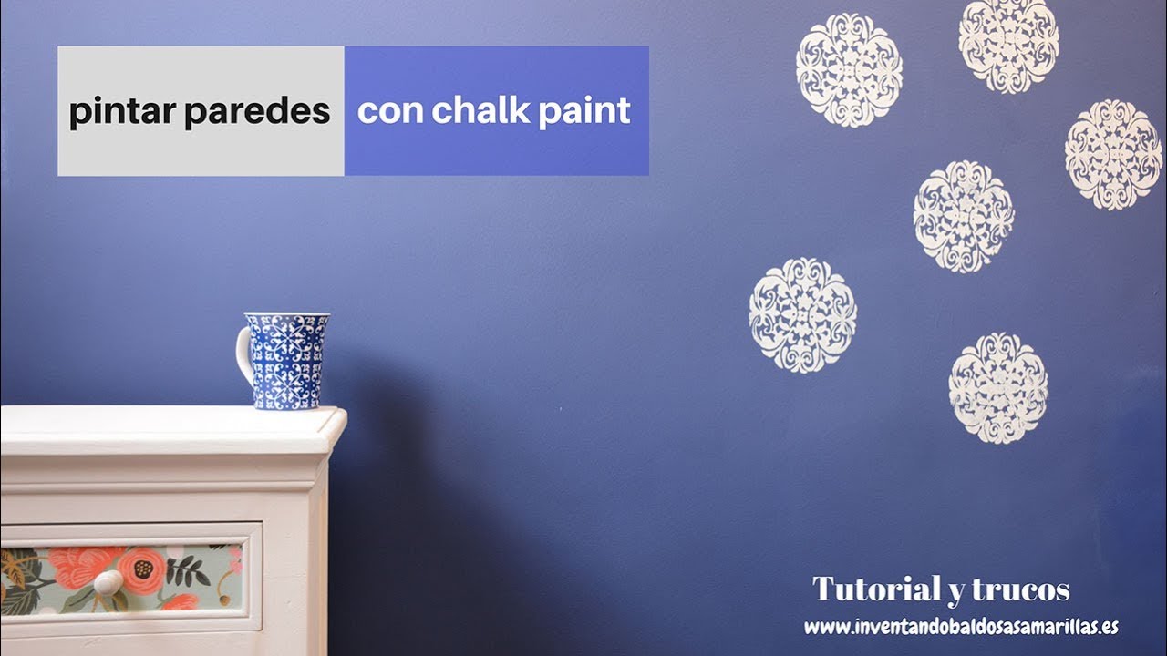 Chalk paint para pintar paredes