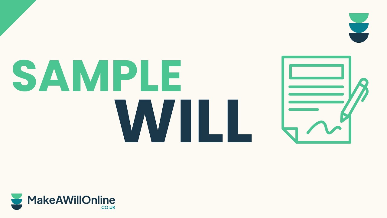 Sample will - walkthrough