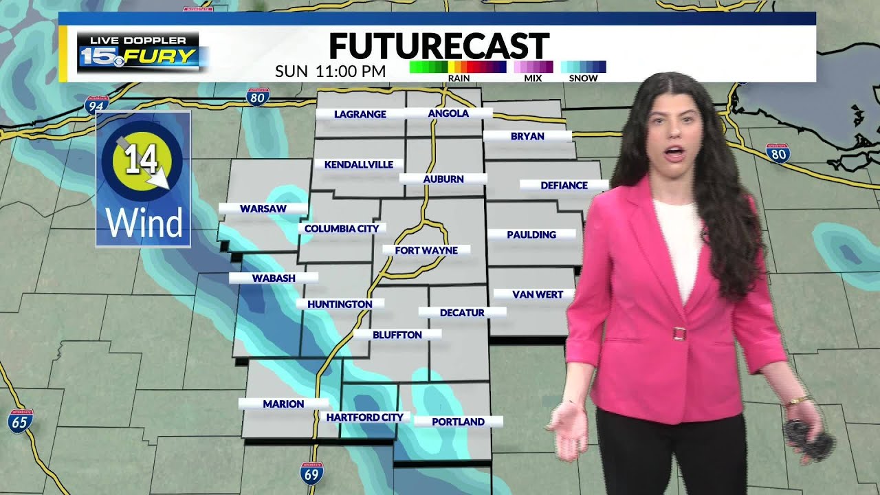 Scattered snow showers this evening