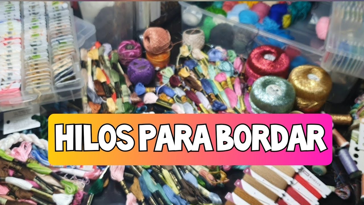 Hilos para Bordar🧵 #puntodecruz #flosstubeenespañol