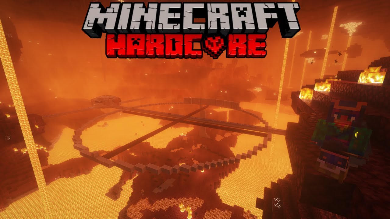 Collecting 50,000 Netherrack in Hardcore Minecraft
