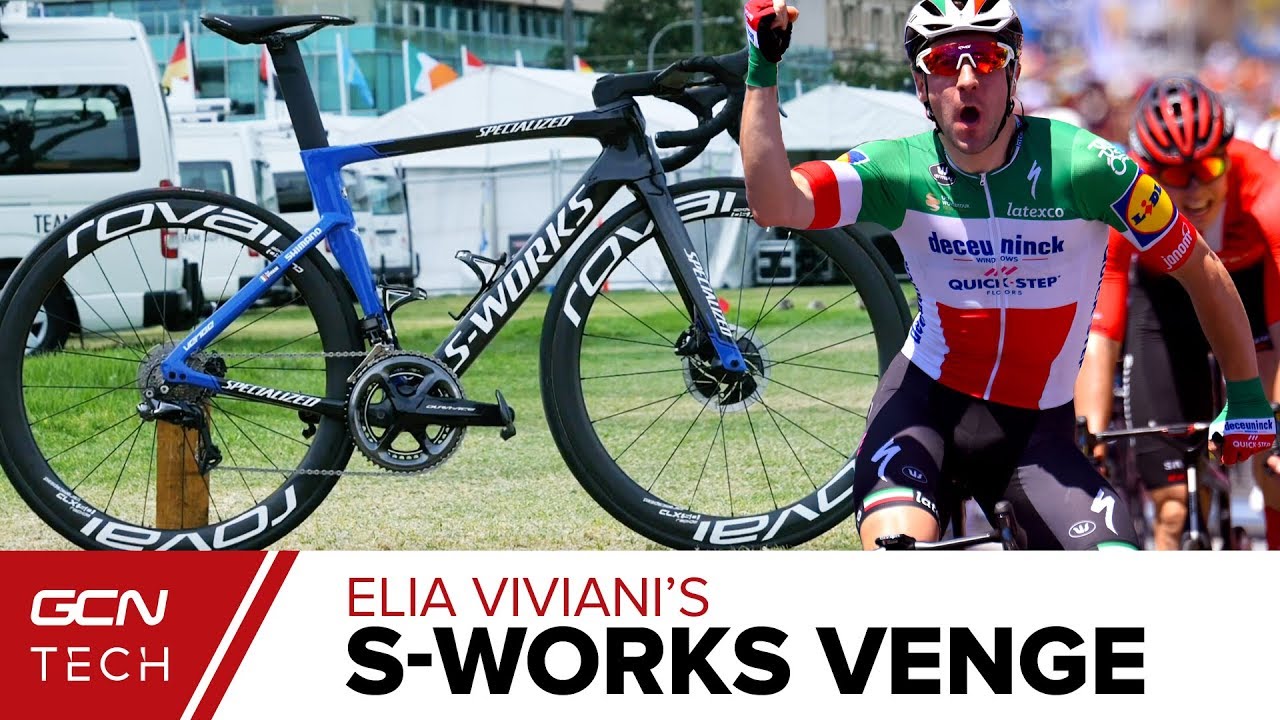 Elia Viviani's Specialized S-Works Venge Disc