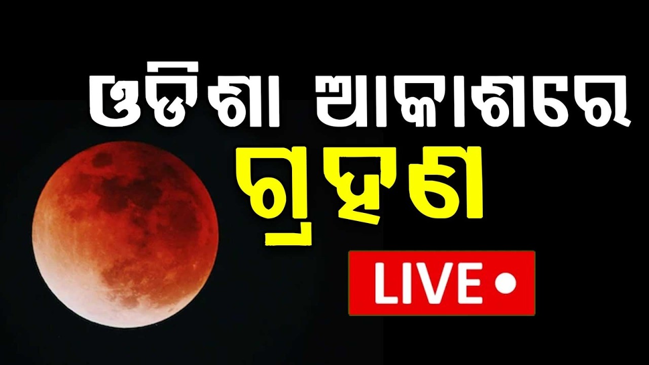 🔴Live | ଓଡ଼ିଶା ଆକାଶରେ ଗ୍ରହଣ...ଦେଖନ୍ତୁ LIVE | Lunar Eclipse | Chandra Grahan | Odisha | Argus News