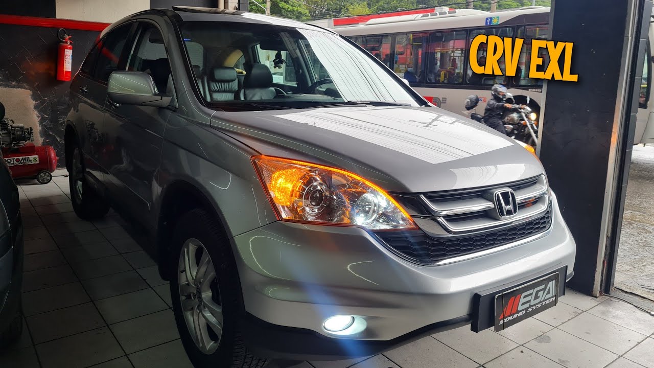 Crv Exl 2011 Lâmpada Led Hb3/H1/H11 Fita DRL - Seta Sequencial + Led Teto + Placa