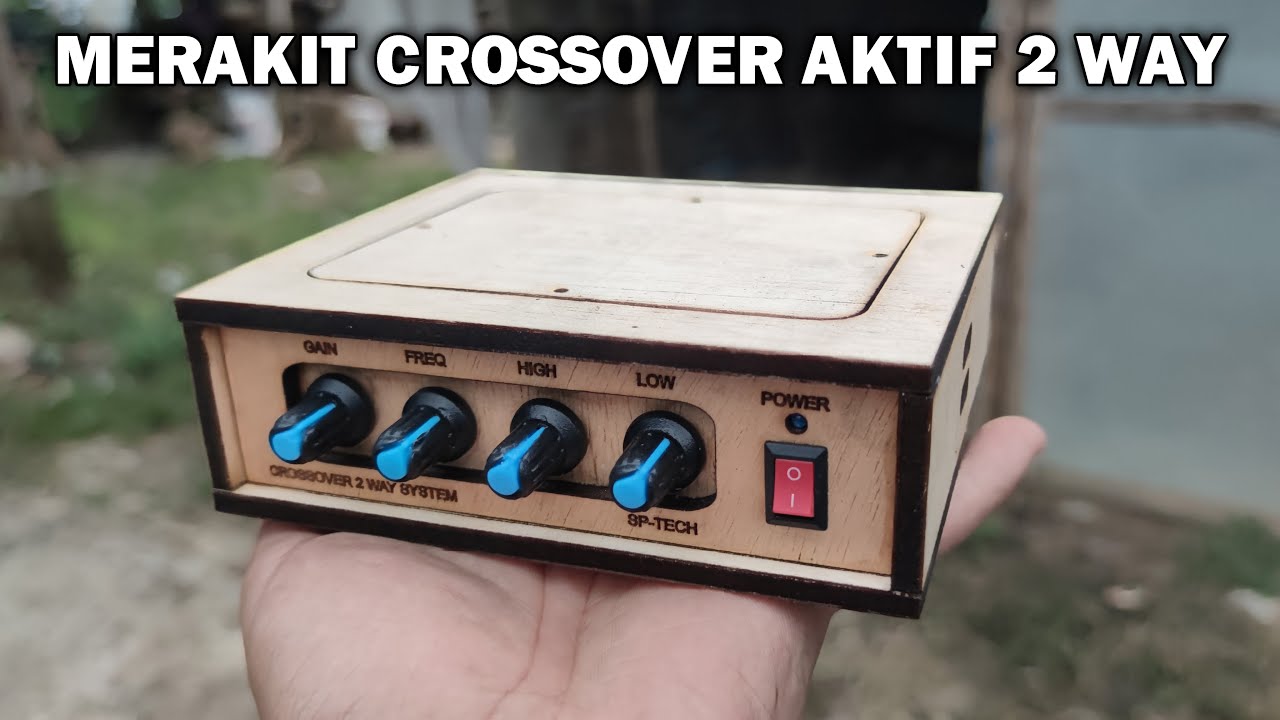 cara merakit audio CROSSOVER AKTIF mini 2 WAY suara MANTAB poll