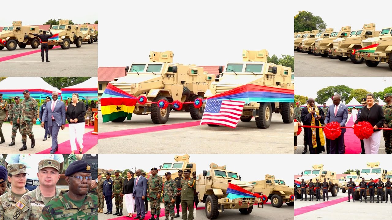 6M dollar wasted on galamsey? Last chance for GH military,USA donates armor vehicles for Bawku fight