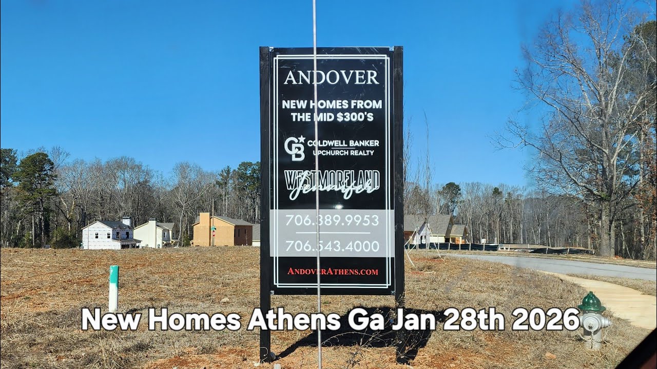 New Homes Athens Ga Jan 28th 2026 #newhomes #athensga #homeconstruction #youtubevideo 