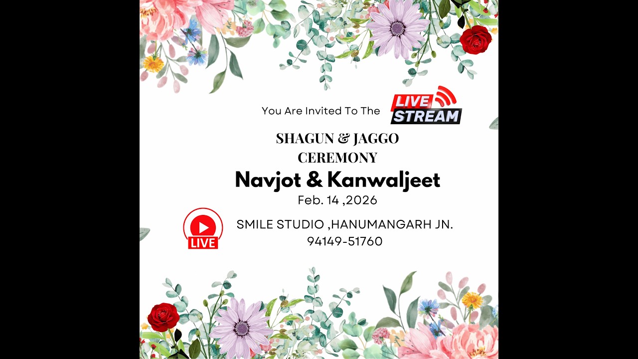 SHAGUN & JAGGO NIGHT ,NAVJOT & KANWALJEET