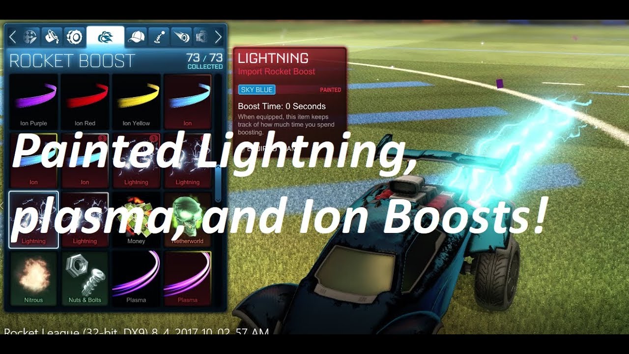 Painted Lightning, Plasma, and Ion | Import Boost | Rocket Trail