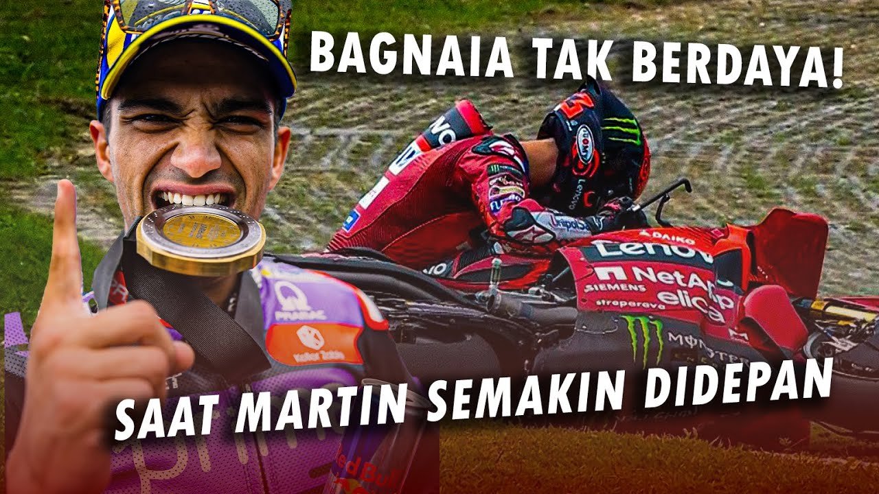Hasil Sprint MotoGP Malaysia 2024 - Bagnaia Crash, Martin OTW Juara Dunia!