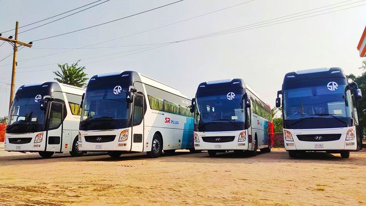 SR Travels New Hyundai bus | SR Plus New AC Bus | SR Hyundai Bus 2019 | Hyundai Bus Bangladesh