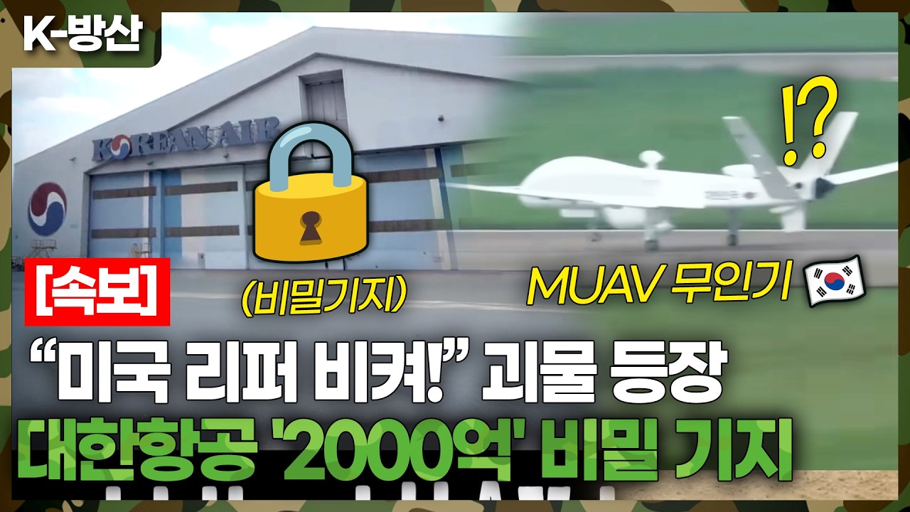 [K방산] 100km 밖에서 숨소리까지 들리는 K-무인기의 충격적 위력 ..대한항공 2천 억 무인기 미래
