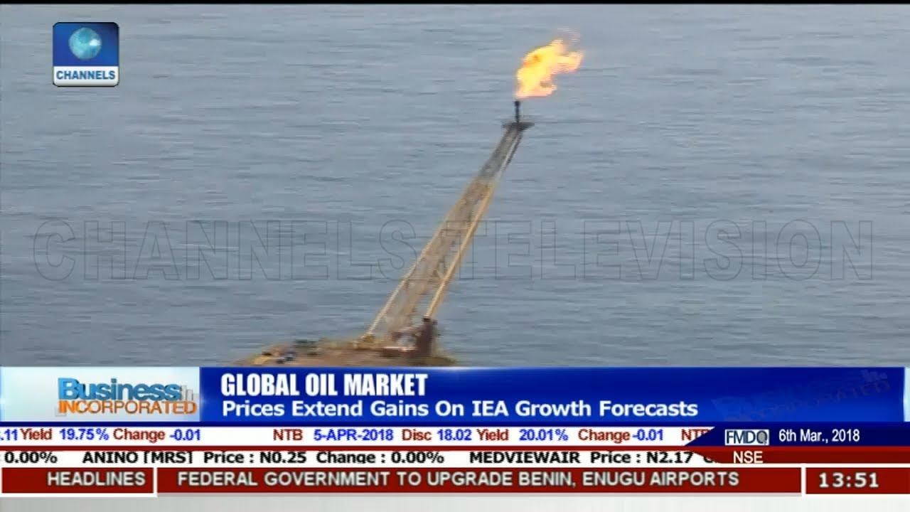 Oil Prices Extend Gains On Growth Forecasts |Business Incorporated|