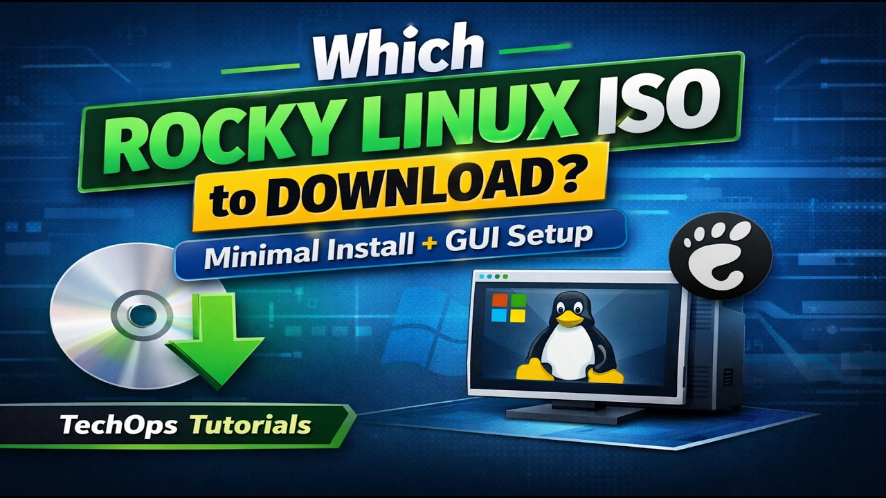 Which Rocky Linux ISO Should You Download? Minimal Install + GUI Setup Guide (Step-by-Step)
